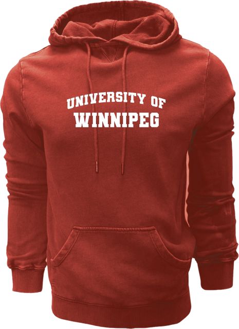 University of Winnipeg Garment Dye Hooded Sweatshirt
