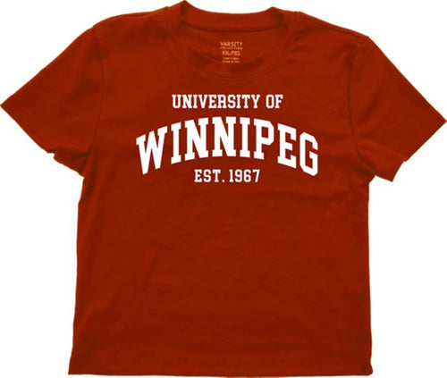 University of Winnipeg Women’s Ribbed Baby Tee