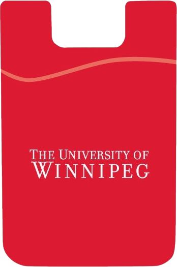 University of Winnipeg Silicone Phone Wallet
