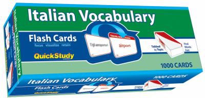 ITALIAN VOCABULARY FLASH CARDS